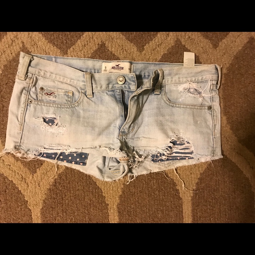 Hollister jean shorts
